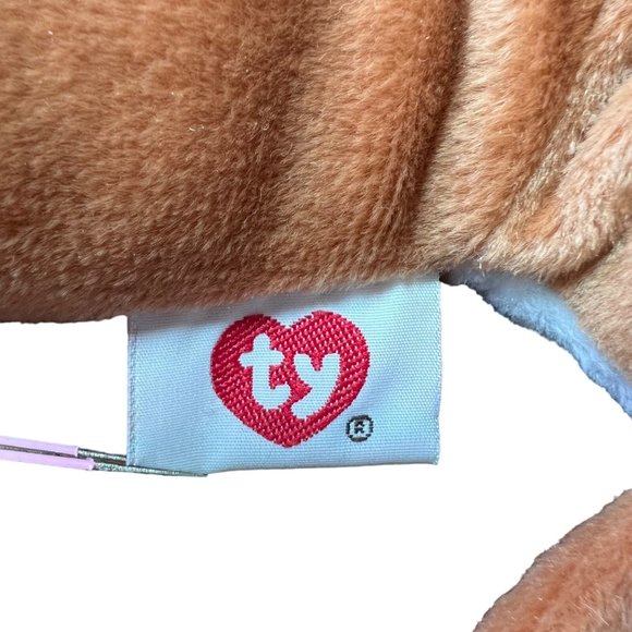 Ty The Pillow Pals Collection Foxy 1997 with Tags Plush Pet Stuffed Animal Toy - Picture 10 of 11